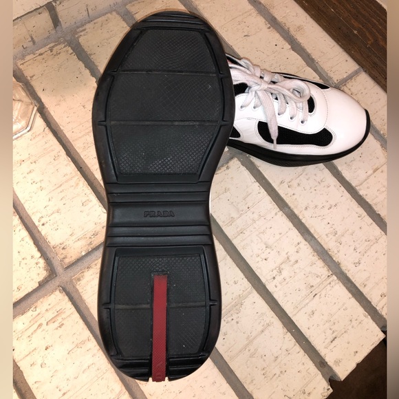 🥳HOST PICK🎉 PRADA - America’s Cup Sneakers - Men’s - Size 9 US - Size 8 UK - Picture 15 of 16